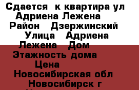 Сдается 1к квартира ул. Адриена Лежена 19 › Район ­ Дзержинский › Улица ­ Адриена Лежена › Дом ­ 19 › Этажность дома ­ 17 › Цена ­ 12 000 - Новосибирская обл., Новосибирск г. Недвижимость » Квартиры аренда   . Новосибирская обл.,Новосибирск г.